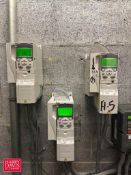 (3) ABB 3 HP Variable-Frequency Drives - Rigging Fee: $200