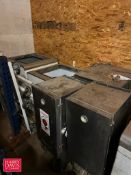 Assorted Milk Coolers and Reach in Coolers - Rigging Fee: $250