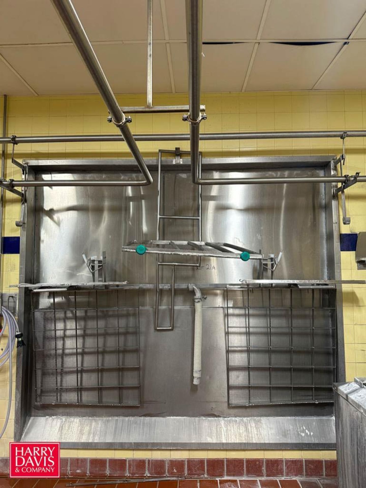 (3) S/S Cheese Cutting Screens: (2) 38" x 35" and 40" x 30" - Rigging Fee: $200