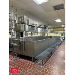 Kusel Vertistir 6,000 Gallon S/S Cheese Vat, Model: 327238CCVESA, S/N: 05081049 with Carriage