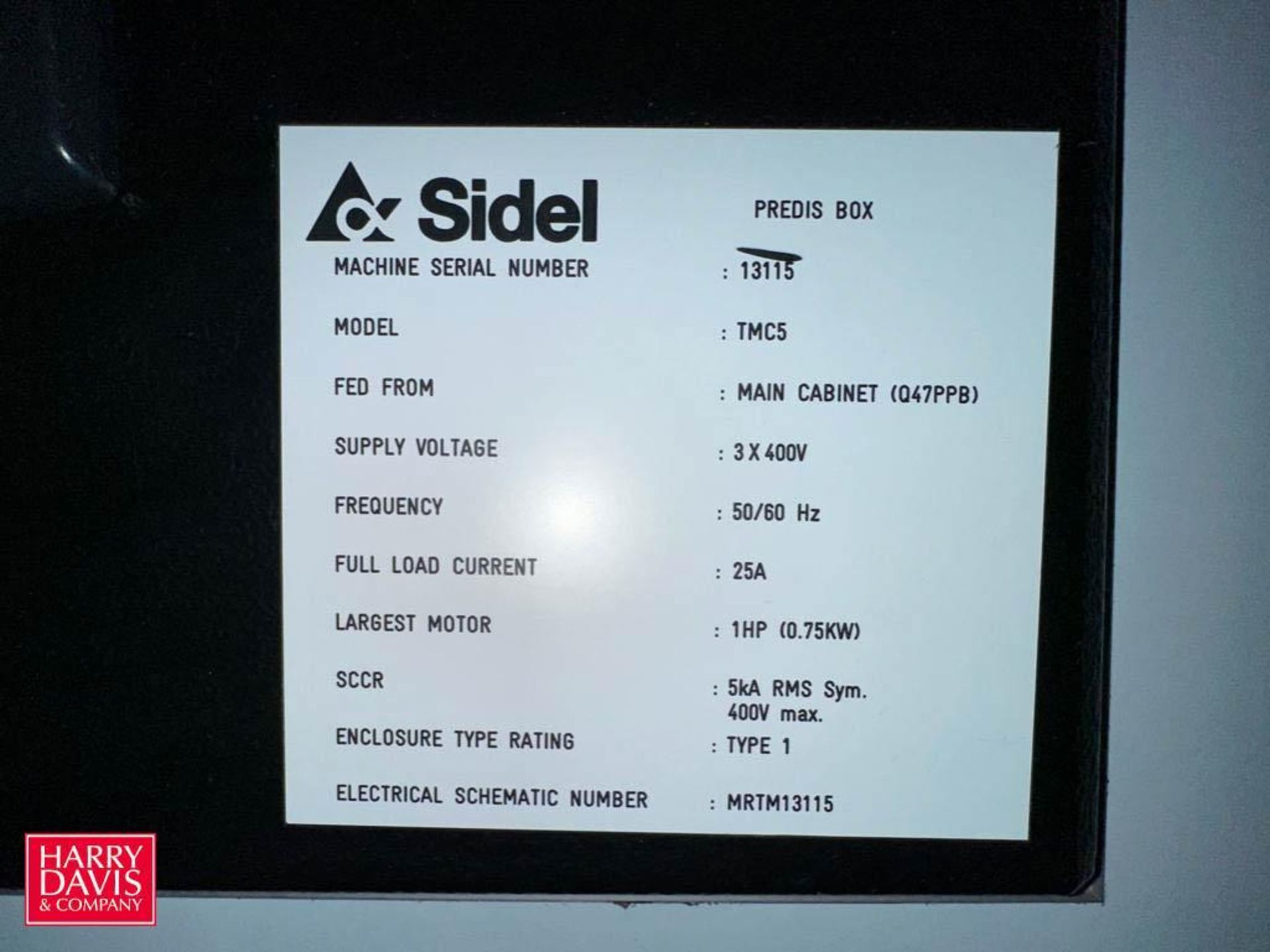 Sidel Blow Molder, Model: TM 24-24, S/N: 13115 - Rigging Fee: Contact HDC - Image 13 of 29
