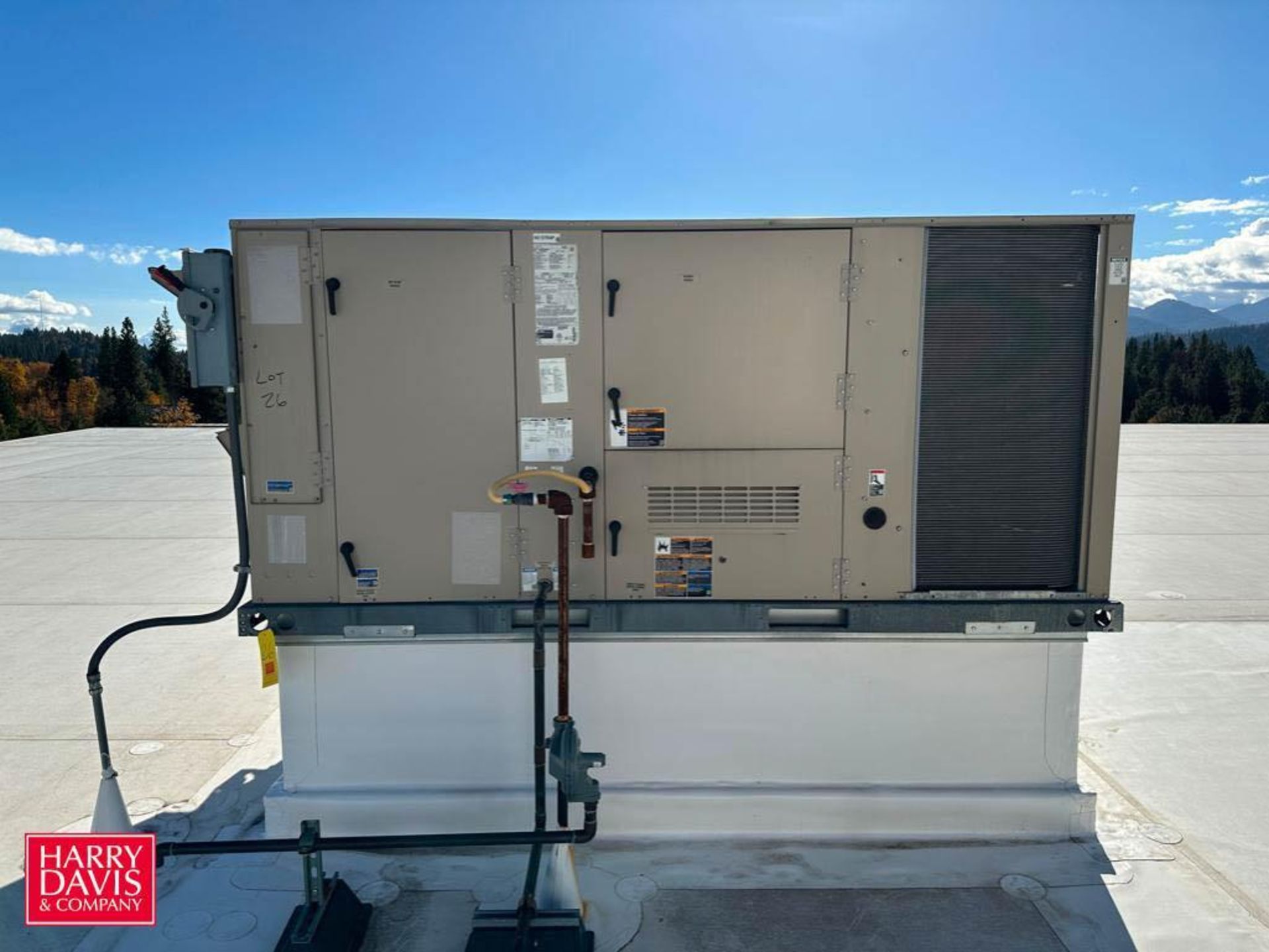 Lennox Heating and Cooling Unit, Model: LGH092H4MS2G, S/N: 5615G00643 - Rigging Fee: $2,500 - Image 2 of 3