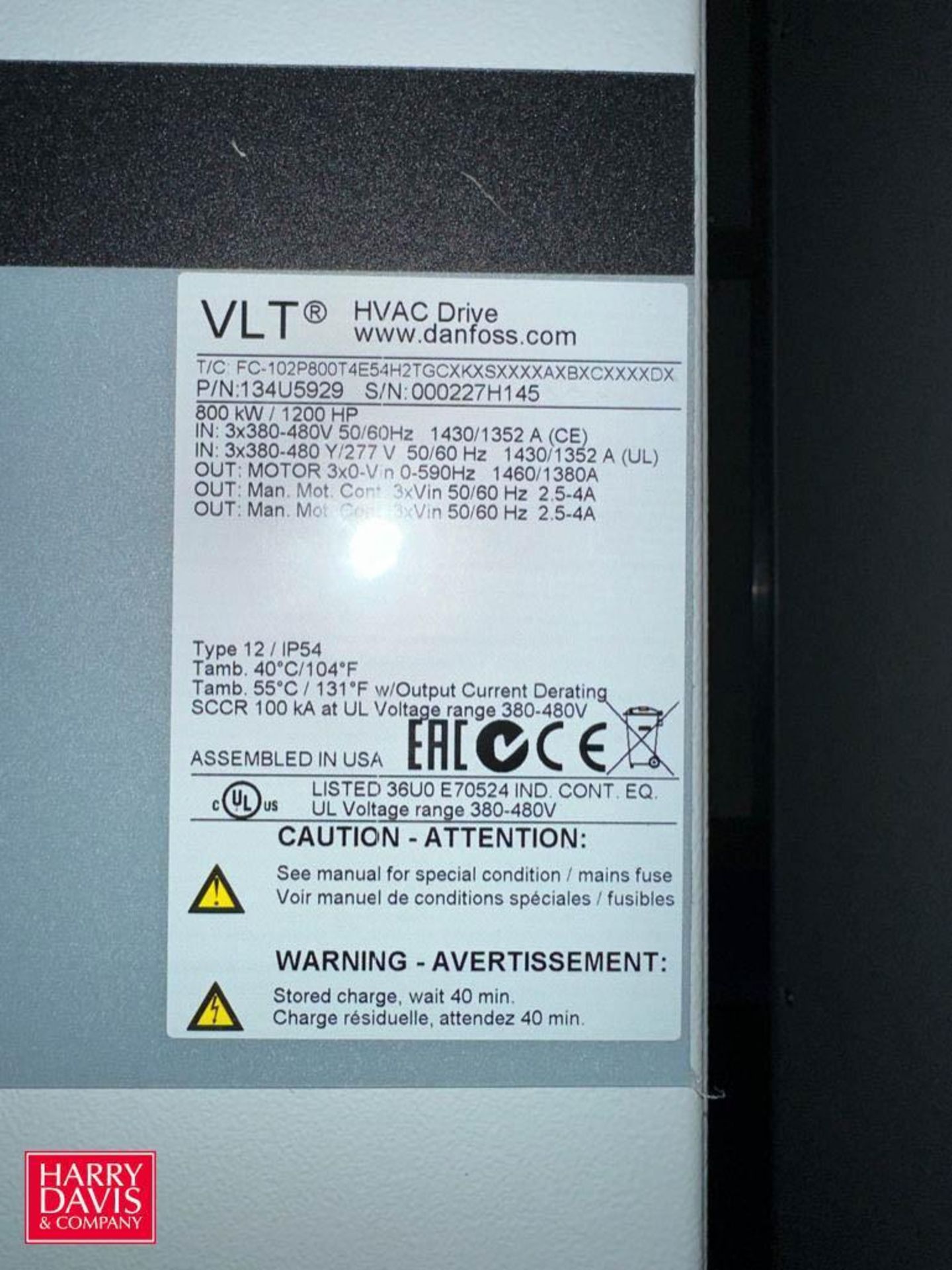 ABC Chiller Skid with Airsec Refrigeration Tank, Model: PV-07/E, 4500 Kpa Horizontal Receiver - Image 7 of 7