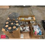 NEW Asst Parts, Including: S/S Cap Chute Sections, Sidel Spindles, Filler Heads, Shims and Caps