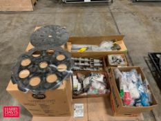 NEW Asst Parts, Including: S/S Cap Chute Sections, Sidel Spindles, Filler Heads, Shims and Caps