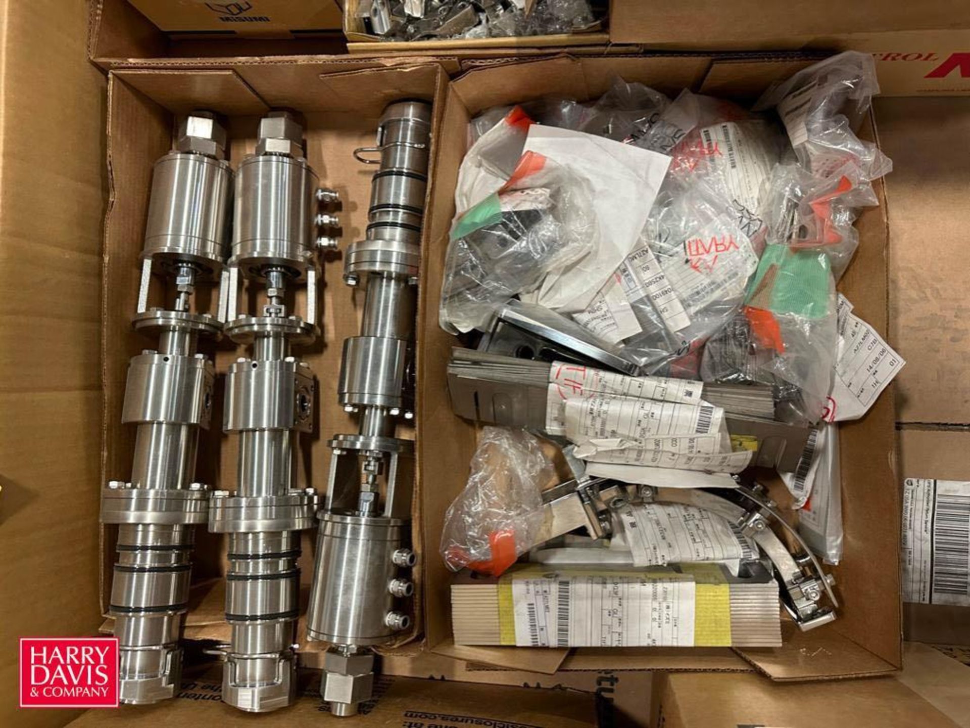 NEW Asst Parts, Including: S/S Cap Chute Sections, Sidel Spindles, Filler Heads, Shims and Caps - Image 3 of 5