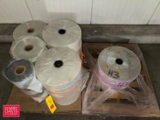 (6) Rolls: Assorted Plastic Sheeting - Rigging Fee: $100