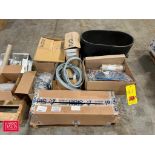 NEW Assorted Sidel Parts, Including: Gaskets, Light Bulbs, Light Housing, Tubing and Cables