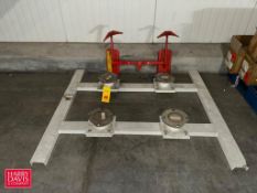 Wesco Poly Jaws Fork Mounted Drum Grab and Equipment Support Skid - Rigging Fee: $100