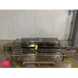 (4) Sections: S/S Cap Sterilizer Chutes - Rigging Fee: $250