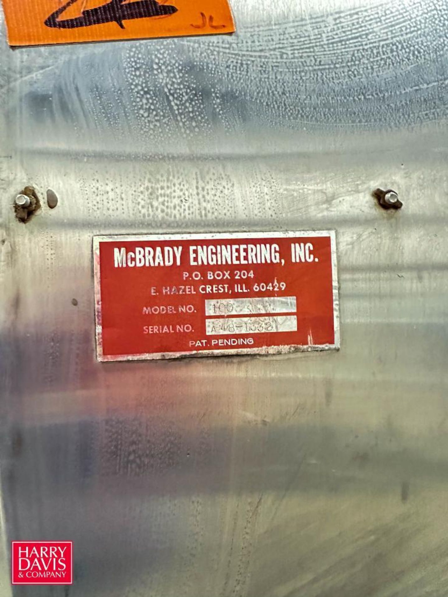 McBrady S/S Bottle Feeder - Rigging Fee: $200 - Image 3 of 3