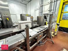 Multivac S/S Checkweigher Labeler with BIZERBA Labeler, Model: GV, S/N: 1853732 BIZERBA HMI and