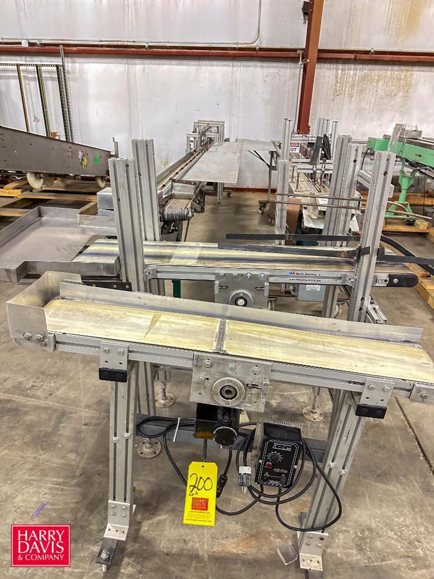 Assorted Belt Conveyors and Product Conveyors - Rigging Fee: $100
