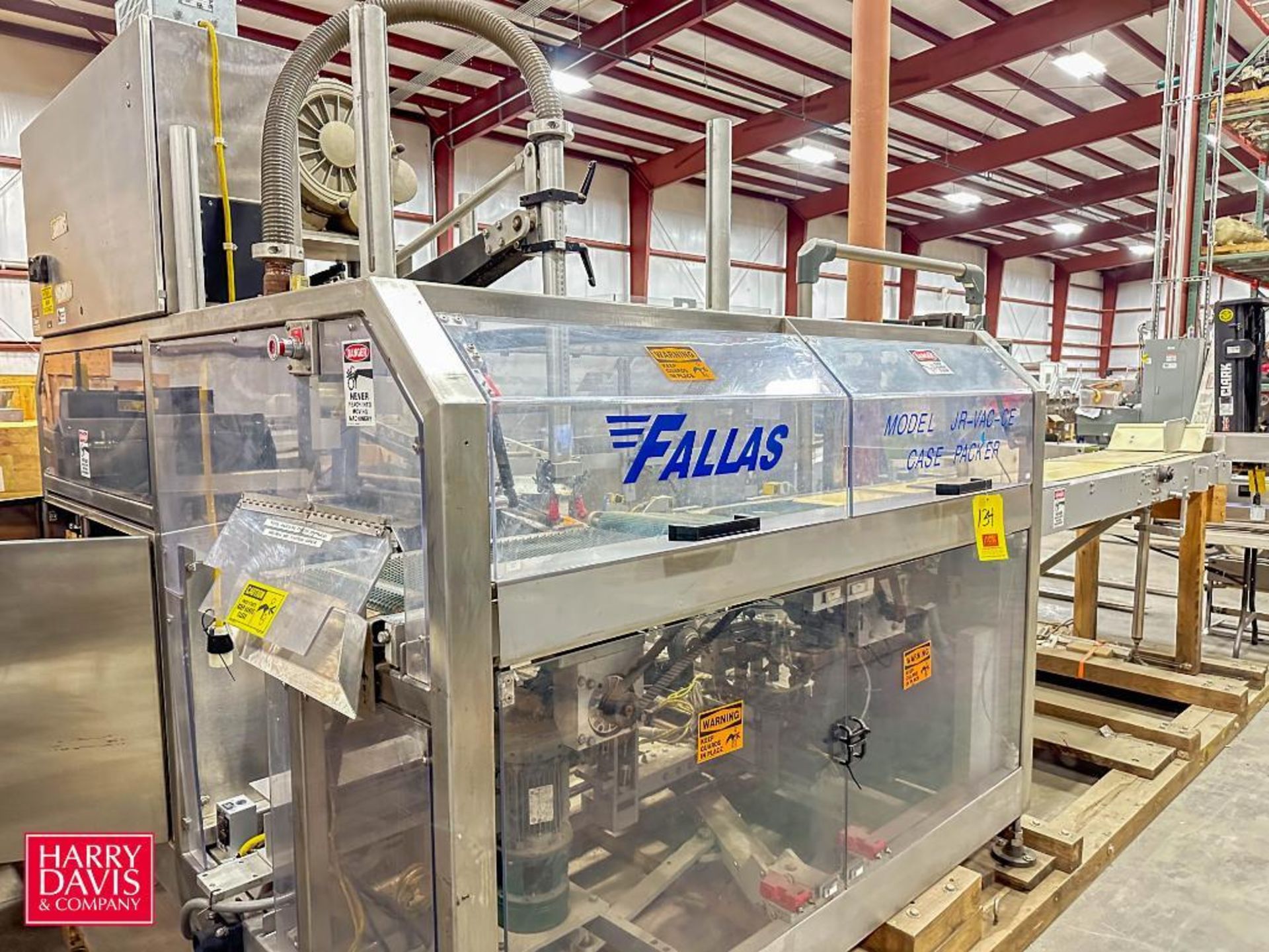 FALLAS Case Packer, Model: JR-VAC-CE with Case Feeder and Allen-Bradley PanelView Plus 400 HMI - Image 2 of 4