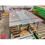 Roller Conveyor and Belt Conveyor: 78" Length - Rigging Fee: $100