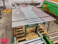 Roller Conveyor and Belt Conveyor: 78" Length - Rigging Fee: $100