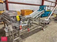 DEVBER S/S Conveyor Distribution Unit with S/S Clad Motors and Drives: Mounted on Caster