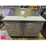 SERV-WARE S/S Portable Commercial Refrigerated Prep Table, Model: SP48-12, S/N: 5127694