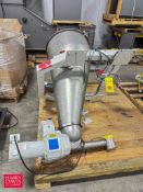 2015 Coperion K-Tron S/S Cone Hopper Power Auger Fdeed and Controls - Rigging Fee: $100