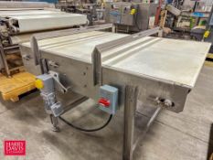 S/S Frame Power Belt Conveyor: 171" Length x 54" Width - Rigging Fee: $100