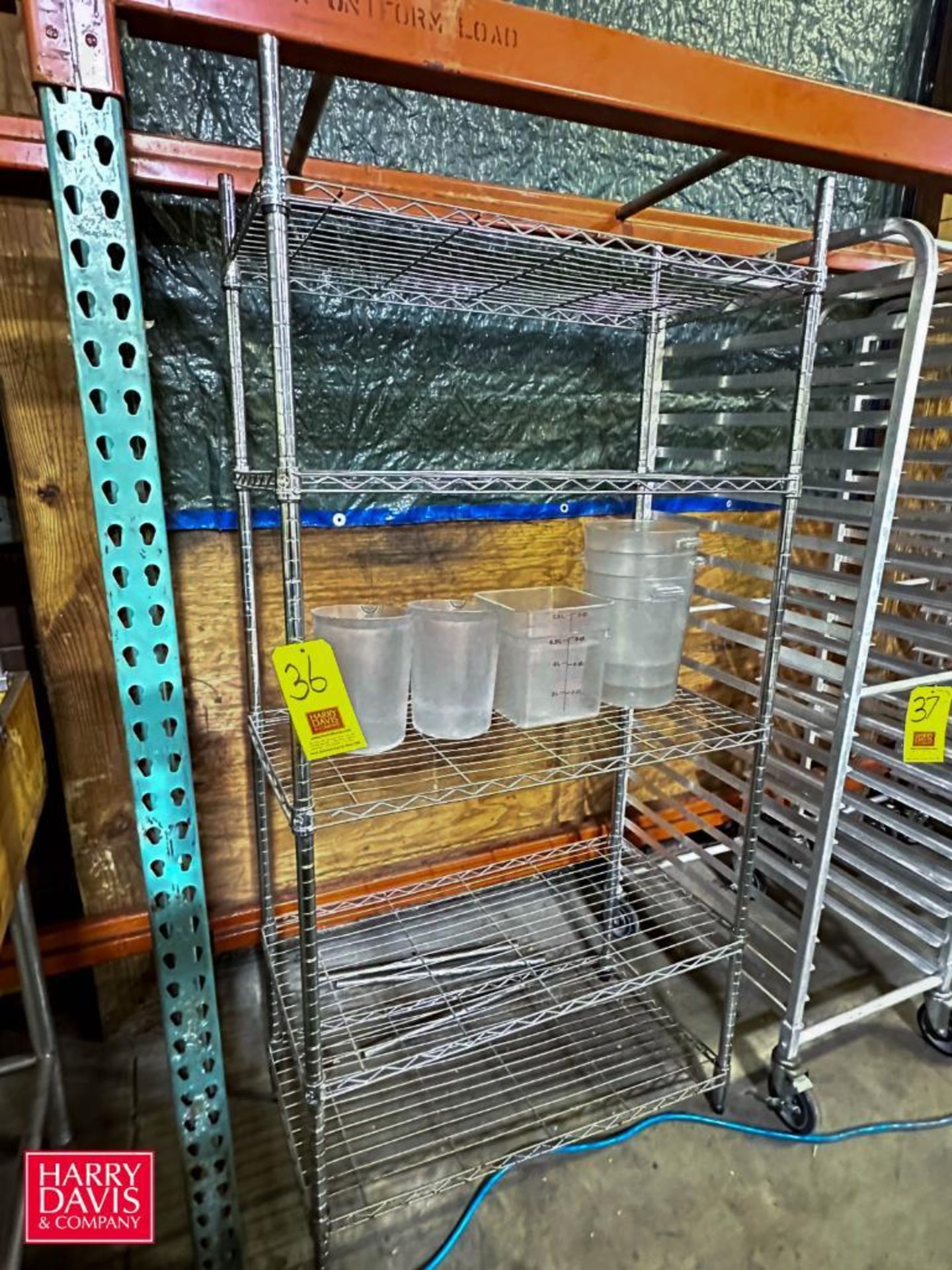 Chrome Wire Rack - Rigging Fee: $100