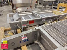 LMC S/S Vibratory Conveyor: 86" Length x 28" Width, Model: 2407, S/N: 4024 with Assorted Screens and