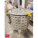 100 Gallon s/s Dimple Jacketed Hinged Lid Tank - Rigging Fee: $100
