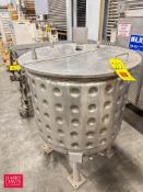 100 Gallon s/s Dimple Jacketed Hinged Lid Tank - Rigging Fee: $100