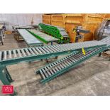 (2) Section: Hytrol Roller Conveyor: 20' Length x 18" Width - Rigging Fee: $100