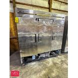 True S/S 3-Door Refrigerator, Model: T-72F, S/N: 5183385 - Rigging Fee: $250