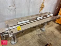 S/S Frame Conveyor Section: 84" Length x 29" Width - Rigging Fee: $100