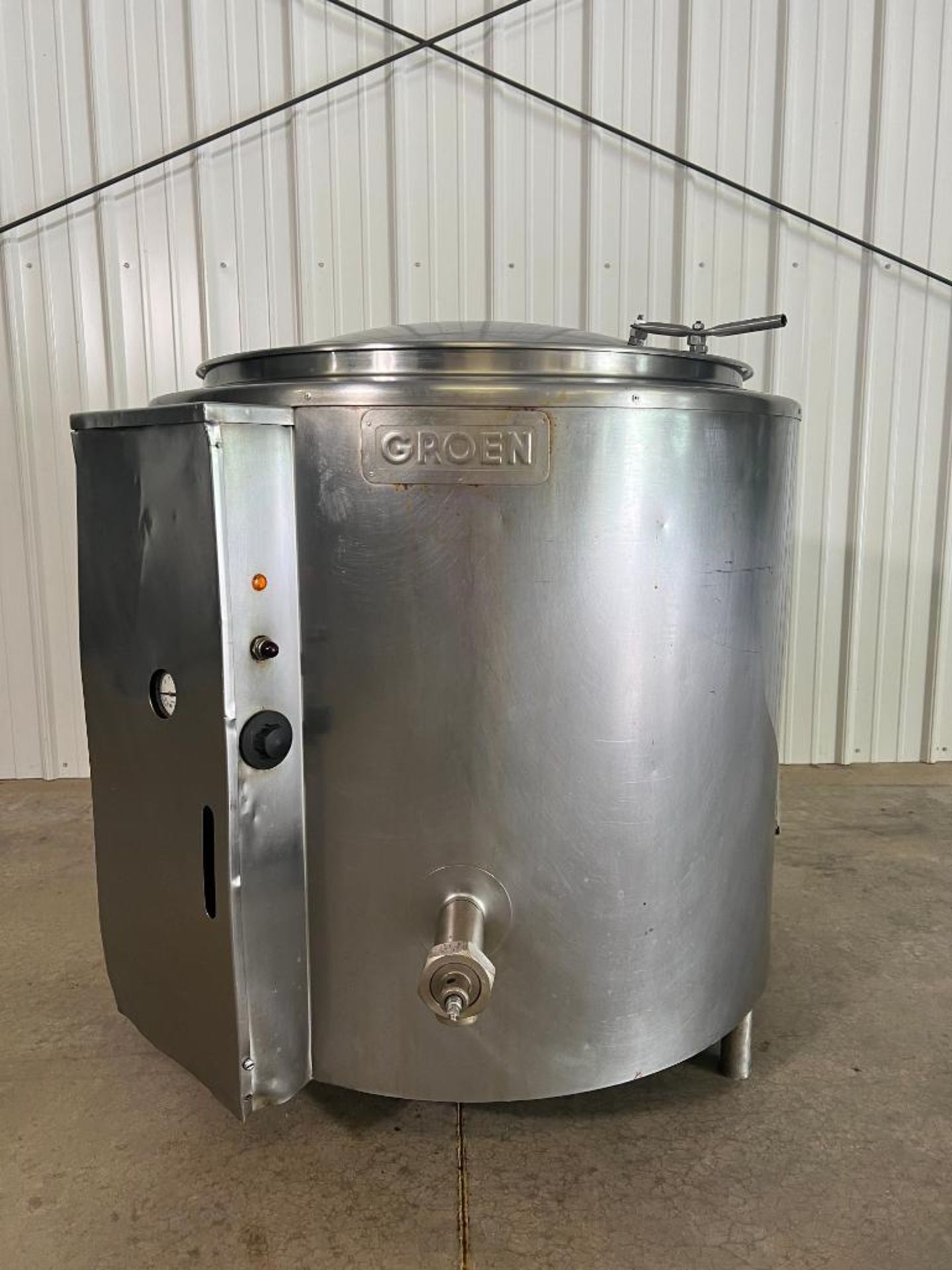 Groen 40 Gallon, Jacketed, S/S Kettle, Model EE-40, S/N 879D (Location: Export, PA)
