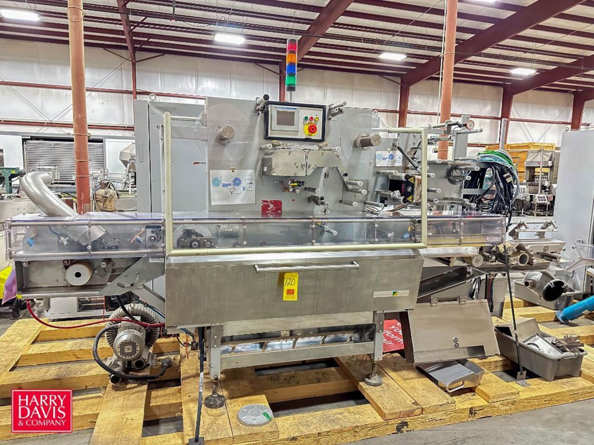 THEEGARTEN PACTEC Wrapper, Model: FPC5, S/N: FPC5006 with Vacuum Blower and Allen-Bradley PanelView