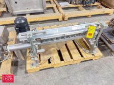 S/S Auger Feed with Lafert Motor - Rigging Fee: $100