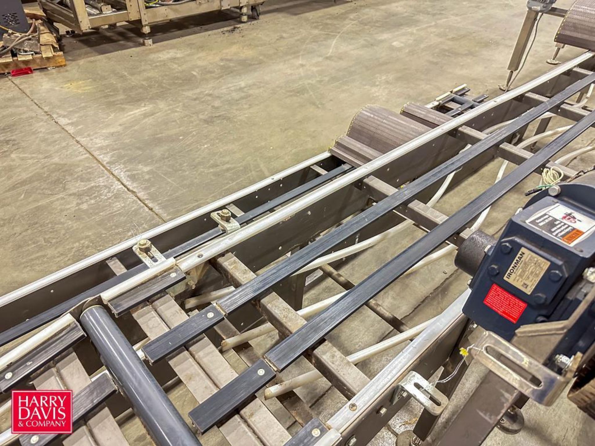 Sections: Arrow Head Product Conveyor: 106" Length x 19" Width with Drive - Rigging Fee: $200 - Image 2 of 2