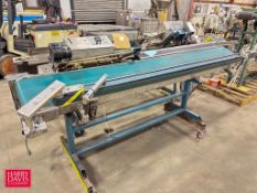 Portable Power Belt Conveyor: 115" Length x 20" Width with APM Belt Sealer - Rigging Fee: $100