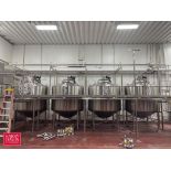 NEVER USED 2019 Feldmeier 1,500 Gallon Jacketed Processor, S/N: 1910500 with Vertical Agitation, S/S