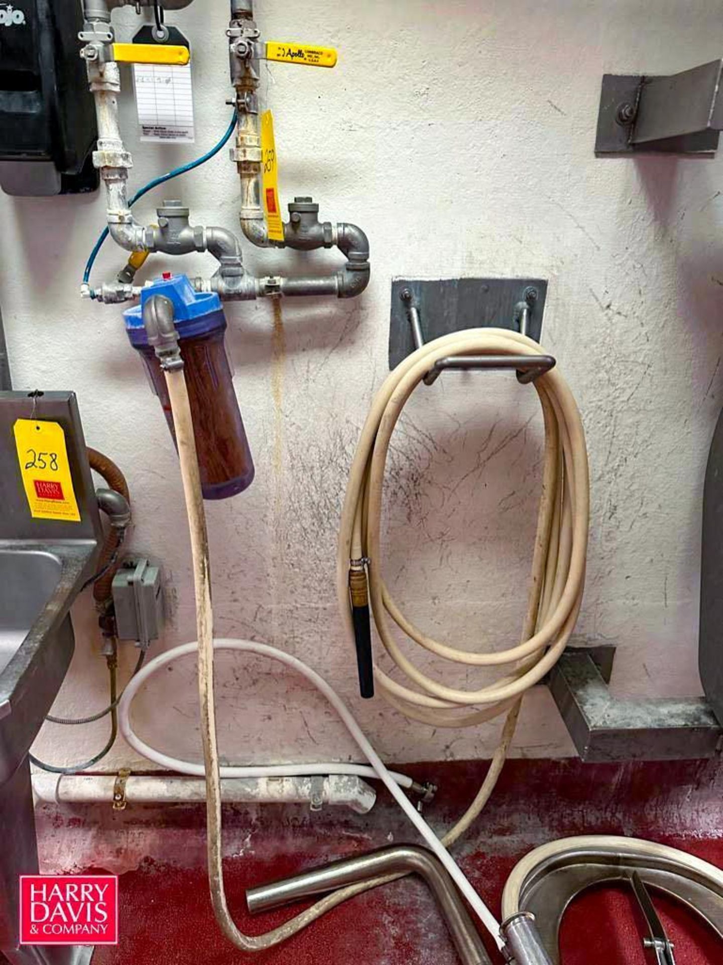 Hot Water Station with Hose, Nozzle, Filter and Ball Valves - Rigging Fee: $100