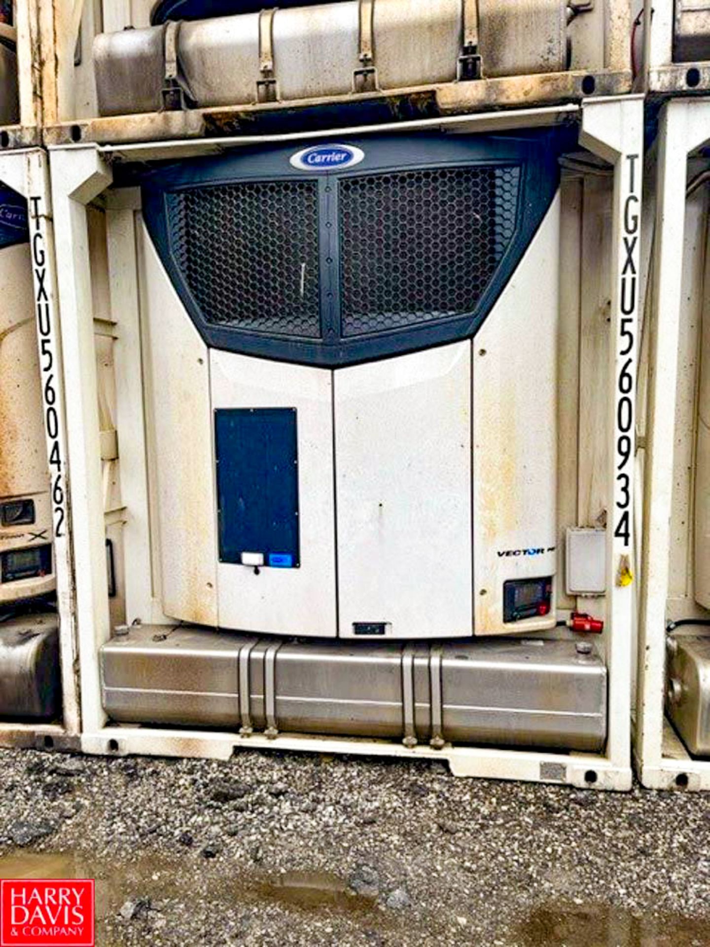 2021 Insulated, 53' CIMC Container with Carrier Vector HE19 Refrigeration Unit, Approximately 1,121 - Image 2 of 11