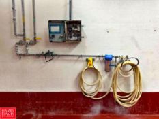 Dual Hot Water Station, (2) Hoses, Nozzle, Filter and Valves - Rigging Fee: $150
