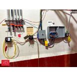 (3) Poly Diaphragm Pumps, (8) Air Valve Solenoids and (2) Enclosures - Rigging Fee: $200