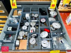 Assorted Pressure Gauges, Including: Ashcoft, Anderson, Marsh (Drawer 2 Only) - Rigging Fee: $100