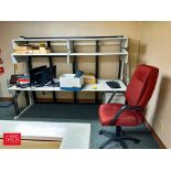 Modular Office Desk with Monitors and Keyboards - Rigging Fee: $300