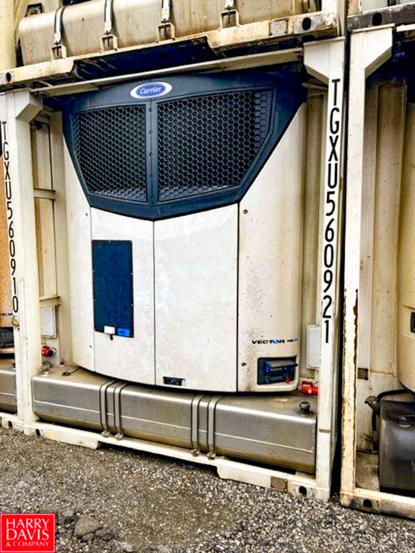 2021 Insulated, 53' CIMC Container with Carrier Vector HE19 Refrigeration Unit, Approximately 1,431 - Image 2 of 11