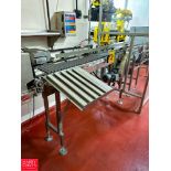 PCS S/S Framed Belt-Roller Conveyor: 6' x 7.5" with Drive and Adjustable Roller Rails - Rigging Fee: