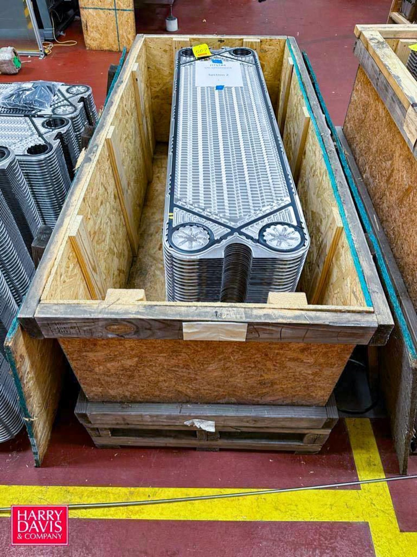 S/S Plate Heat Exchanger Plates - Rigging Fee: $100