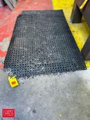 Rubber Mats: 4’ x 3’ - Rigging Fee: $50