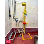 Bradley Eye Wash and Shower Station with Hose, Nozzle, Filter and Valves - Rigging Fee: $100