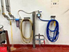 RMC Sanitizing Foaming Station with Hose, Nozzle and Hose Station with Nozzle, Filter and Valves - R