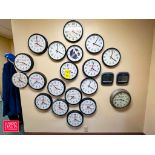 Assorted Clocks - Rigging Fee: $20